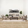 Roy I 84" Beige Upholstered Three Seater Sofa