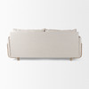 Roy I 84" Beige Upholstered Three Seater Sofa