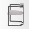 Hollyfield II Gray Fabric Seat W/ Gray Iron Frame Dining Chair