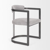 Hollyfield II Gray Fabric Seat W/ Gray Iron Frame Dining Chair