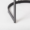 Hollyfield II Gray Fabric Seat W/ Gray Metal Base Bar Stool