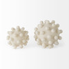 Malo 5.9L x 5.9W x 5.9H Cream Resin Large Sphere Decorative Object