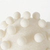 Malo 5.9L x 5.9W x 5.9H Cream Resin Large Sphere Decorative Object