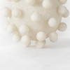 Malo 5.9L x 5.9W x 5.9H Cream Resin Large Sphere Decorative Object