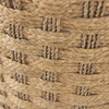 Michelle 17.7L x 17.7W x 17.7H Light Brown Woven Seagrass Round Pouf