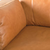 Elton  87.8L x 37.8W x 34.6H Tan Leather Sofa