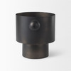 Juno 6.5H Medium Black Iron Vase