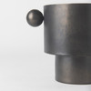 Juno 6.5H Medium Black Iron Vase