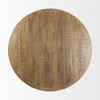 Rosie  48.0L x 48.0W x 16.0H Round Medium Brown Wood Coffee Table