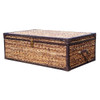 Banana Leaf Woven Trunk Coffee Table