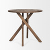 Solana Medium Brown Wood Foyer Table