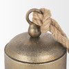 Quincy Medium Gold Metal Decorative Bell Object