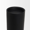 Qamra Tall Black Metal Pillar Candle Holder