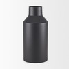 Tosca Tall Matte Black Metal Vase