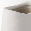 Darian Tall Textured Matte White Ceramic Vase