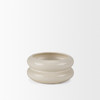 Twyla Short Cream Glazed Ring Pot