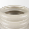 Twyla Short Cream Glazed Floor Vase