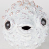 Spike II (Large) 10L x 6W Off-White Ceramic Puffer Fish