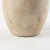 Zenni 6.1L x 6.1W x 12.0H Warm Beige Ceramic Vase