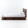 Bonnie Reclaimed Wood King Platform Bed frame, Low profile