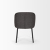 Shannon Dining Chair w/ Gray Fabric & Matte Black Metal