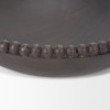 Wendell Dark Brown Wood w/ Wood Beads Round Bowls