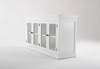French Coastal Display Buffet with 4 Glass Doors 64"