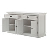 French Coastal Hutch Bookcase Unit 63"