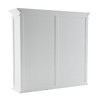 French Coastal Buffet Hutch Unit with 6 Shelves 57"