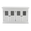 French Coastal Hutch Unit with 4 Glass Doors 57"