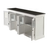 Modern Farmhouse Buffet with 6 Glass Doors 79"