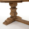 English Castle Dining Trestle Dining Room Table