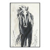 Dark Horse Painting 48x72 by Buddy Whitlock