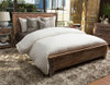 Hampton Rustic Reclaimed Wood California King Bed Frame