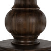 Amsterdam Solid Wood Round Pedestal Dining Table 72"