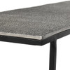 Jonah Aluminum Rectangle Console Tables Set of 2