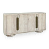 Tiber Solid Wood 4Dr Buffet - Cream Washed Tiber Solid Wood 4Dr Buffet - Cream Washed