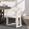 Archie Cream Upholstered Barrel Back Dining Chair