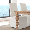 Melrose Upholstered Dining Chair Set of 2 - Natural