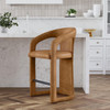 Archie Leather Counter Stool