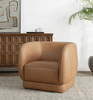Rinner Leather Accent Chair