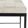 Achen Hide Bench - Ivory