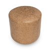 Millo Leather Round Ottoman