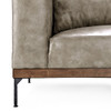 Bentley Leather Sofa - Storm Gray MX