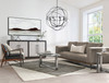 Bentley Leather Sofa - Storm Gray MX