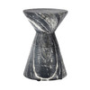 Fern Outdoor Round Accent Table - Black