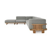 Hudson Outdoor 6pc Sectional