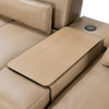 Leah Leather Upholstered Sectional