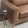 Donovan Tan Leather Sofa