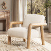 Reyna Plush Wool Accent Chair